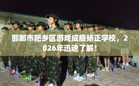 邯郸市肥乡区游戏成瘾矫正学校，2026年迅速了解！