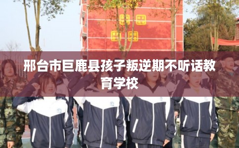 邢台市巨鹿县孩子叛逆期不听话教育学校