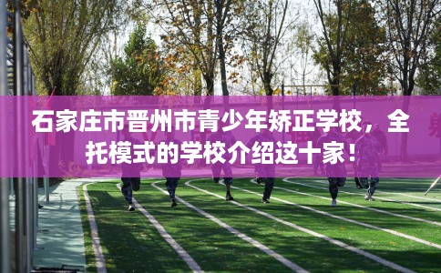 石家庄市晋州市青少年矫正学校，全托模式的学校介绍这十家！