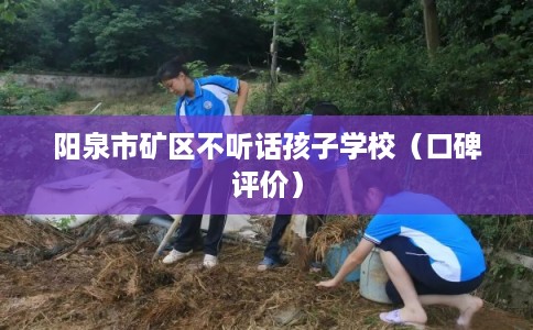 阳泉市矿区不听话孩子学校（口碑评价）
