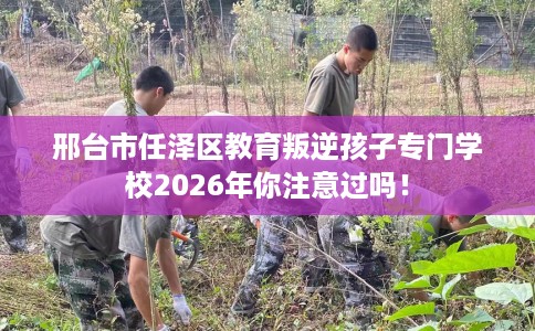 邢台市任泽区教育叛逆孩子专门学校2026年你注意过吗！