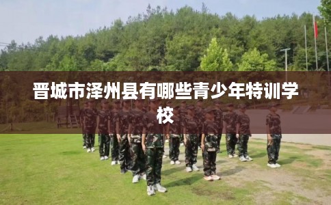 晋城市泽州县有哪些青少年特训学校 晋城市泽州县有哪些青少年特训学校
