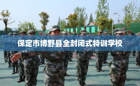 保定市博野县全封闭式特训学校