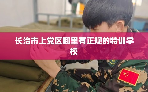 长治市上党区哪里有正规的特训学校