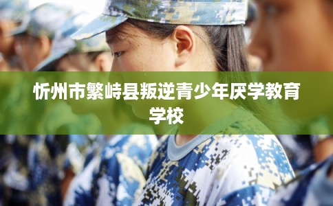 忻州市繁峙县叛逆青少年厌学教育学校