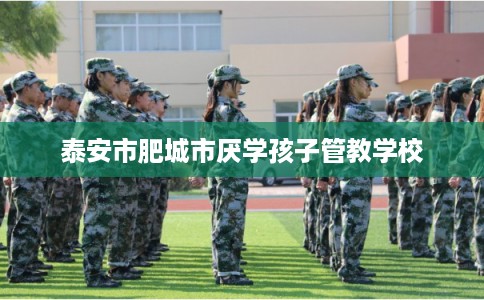 泰安市肥城市厌学孩子管教学校