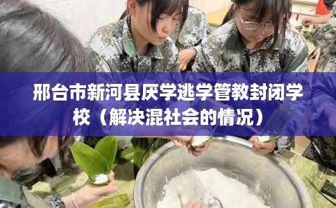 邢台市新河县厌学逃学管教封闭学校(解决混社会的情况) 邢台市新河县厌学逃学管教封闭学校(解决混社会的情况)