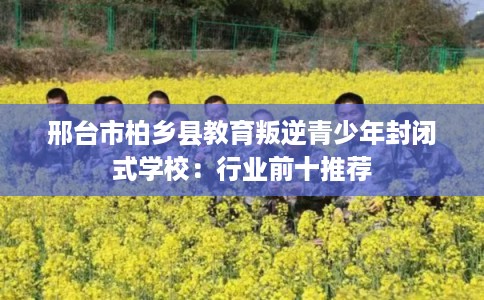 邢台市柏乡县教育叛逆青少年封闭式学校:行业前十推荐 邢台市柏乡县教育叛逆青少年封闭式学校:行业前十推荐