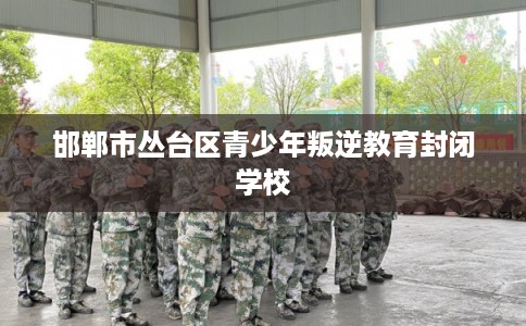 邯郸市丛台区青少年叛逆教育封闭学校 邯郸市丛台区青少年叛逆教育封闭学校