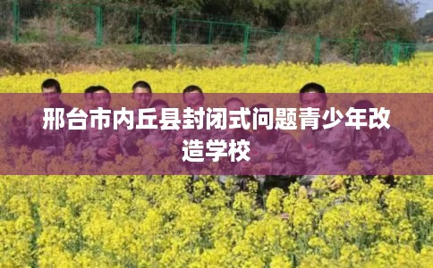 邢台市内丘县封闭式问题青少年改造学校