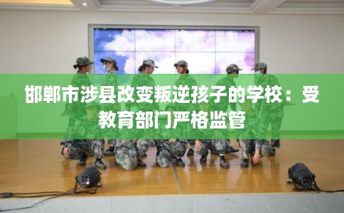邯郸市涉县改变叛逆孩子的学校：受教育部门严格监管
