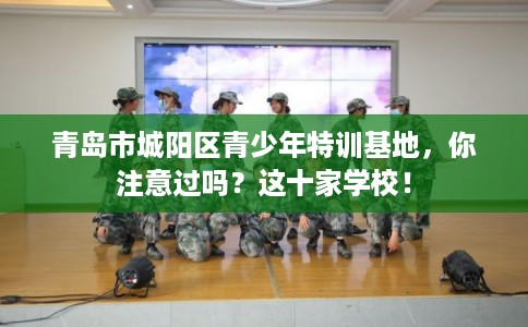 青岛市城阳区青少年特训基地，你注意过吗？这十家学校！