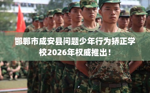 邯郸市成安县问题少年行为矫正学校2026年权威推出! 邯郸市成安县问题少年行为矫正学校2026年权威推出!