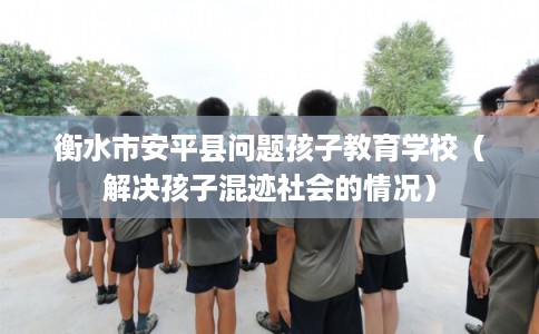 衡水市安平县问题孩子教育学校（解决孩子混迹社会的情况）