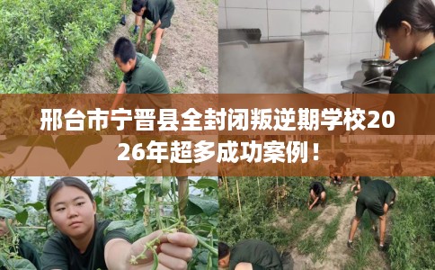 邢台市宁晋县全封闭叛逆期学校2026年超多成功案例！