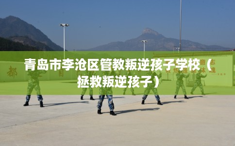 青岛市李沧区管教叛逆孩子学校(拯救叛逆孩子) 青岛市李沧区管教叛逆孩子学校(拯救叛逆孩子)
