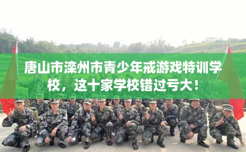 唐山市滦州市青少年戒游戏特训学校，这十家学校错过亏大！