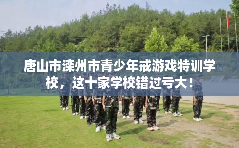 唐山市滦州市青少年戒游戏特训学校，这十家学校错过亏大！