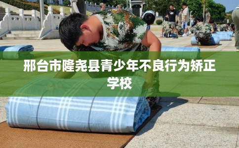 邢台市隆尧县青少年不良行为矫正学校 邢台市隆尧县青少年不良行为矫正学校
