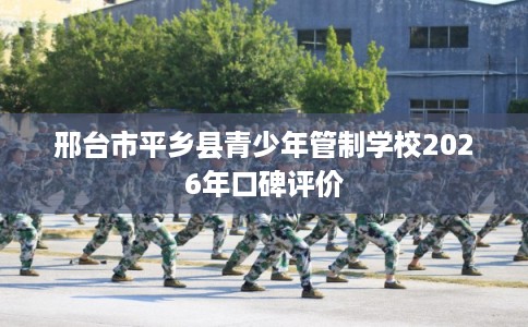 邢台市平乡县青少年管制学校2026年口碑评价 邢台市平乡县青少年管制学校2026年口碑评价