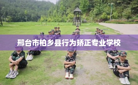 邢台市柏乡县行为矫正专业学校