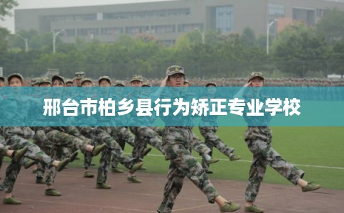 邢台市柏乡县行为矫正专业学校