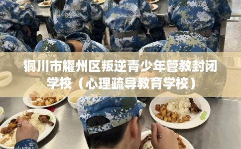 铜川市耀州区叛逆青少年管教封闭学校（心理疏导教育学校）
