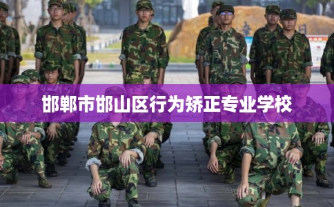 邯郸市邯山区行为矫正专业学校 邯郸市邯山区行为矫正专业学校