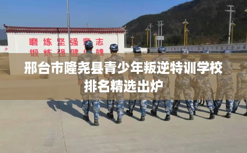 邢台市隆尧县青少年叛逆特训学校排名精选出炉