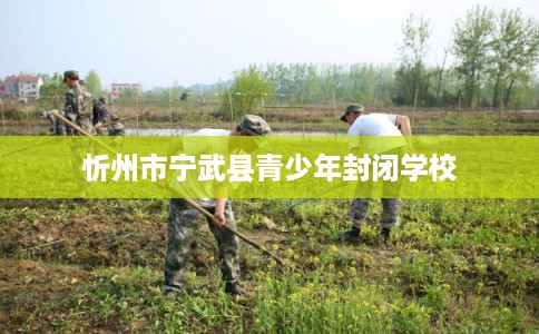 忻州市宁武县青少年封闭学校 忻州市宁武县青少年封闭学校