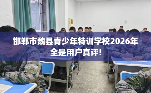 邯郸市魏县青少年特训学校2026年全是用户真评!