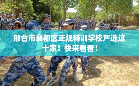 邢台市襄都区正规特训学校严选这十家！快来看看！