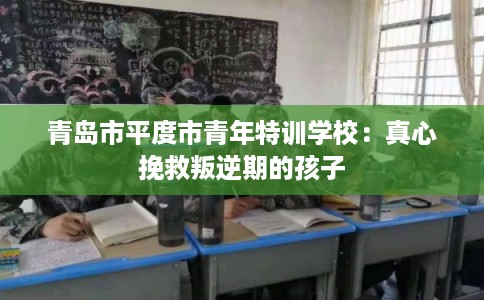 青岛市平度市青年特训学校：真心挽救叛逆期的孩子