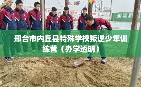 邢台市内丘县特殊学校叛逆少年训练营（办学透明）