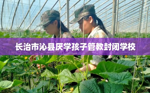 长治市沁县厌学孩子管教封闭学校