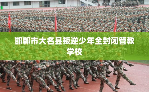 邯郸市大名县叛逆少年全封闭管教学校 邯郸市大名县叛逆少年全封闭管教学校