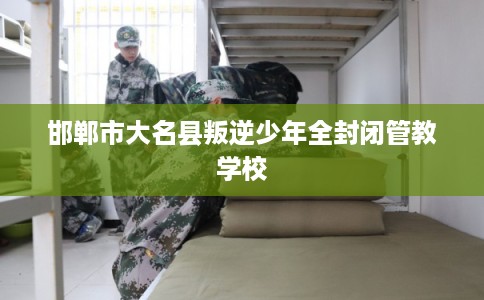 邯郸市大名县叛逆少年全封闭管教学校 邯郸市大名县叛逆少年全封闭管教学校