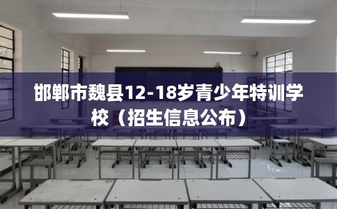 邯郸市魏县12-18岁青少年特训学校（招生信息公布）
