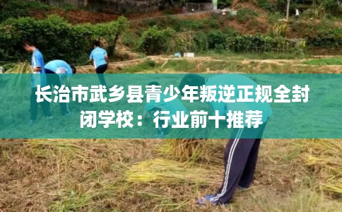 长治市武乡县青少年叛逆正规全封闭学校：行业前十推荐