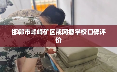 邯郸市峰峰矿区戒网瘾学校口碑评价
