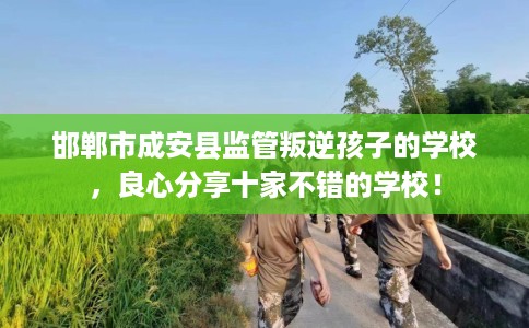 邯郸市成安县监管叛逆孩子的学校，良心分享十家不错的学校！