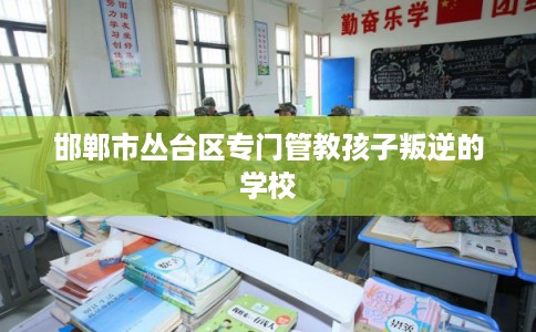 邯郸市丛台区专门管教孩子叛逆的学校