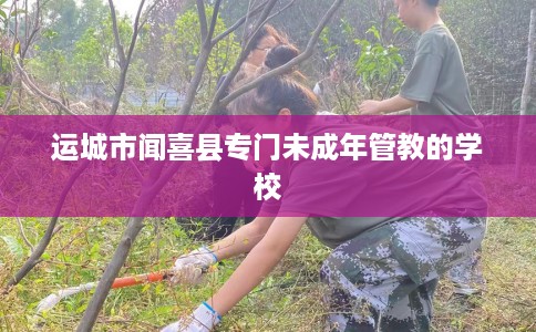运城市闻喜县专门未成年管教的学校