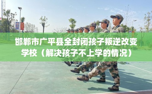 邯郸市广平县全封闭孩子叛逆改变学校（解决孩子不上学的情况）