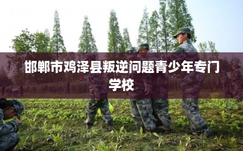 邯郸市鸡泽县叛逆问题青少年专门学校 邯郸市鸡泽县叛逆问题青少年专门学校