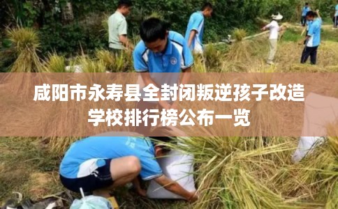 咸阳市永寿县全封闭叛逆孩子改造学校排行榜公布一览