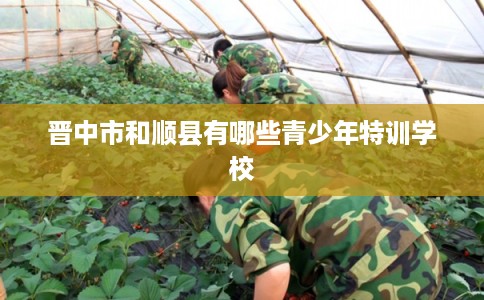 晋中市和顺县有哪些青少年特训学校 晋中市和顺县有哪些青少年特训学校