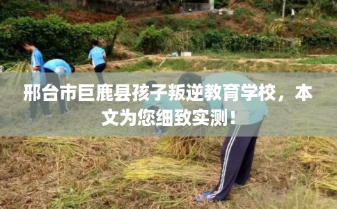 邢台市巨鹿县孩子叛逆教育学校,本文为您细致实测! 邢台市巨鹿县孩子叛逆教育学校,本文为您细致实测!