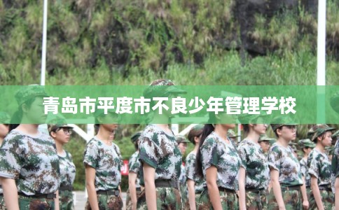 青岛市平度市不良少年管理学校