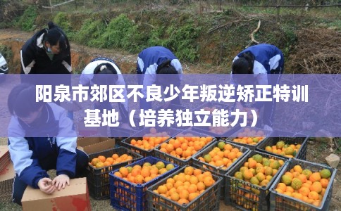 阳泉市郊区不良少年叛逆矫正特训基地(培养独立能力) 阳泉市郊区不良少年叛逆矫正特训基地(培养独立能力)